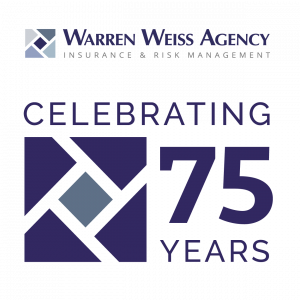 Warren Weiss Agency 75th Anniversary Logo