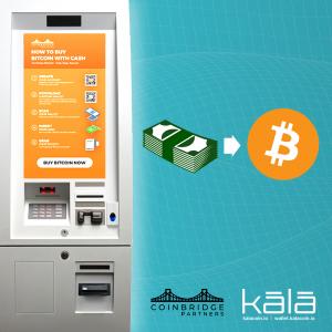 Coinbridge Bitcoin ATM provider partners with Symatri and Kala