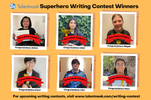Announcing the Talentnook Superhero Story Writing Contest Winners and upcoming writing contests