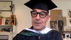 Stanley Tucci accepts honorary award