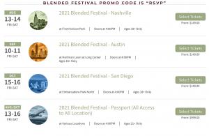 Blended Festival Nashville Lineup