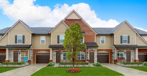 Apartment Building in Clinton Township by Moceri, Montclair Delacroix Townhome with One Car Garage