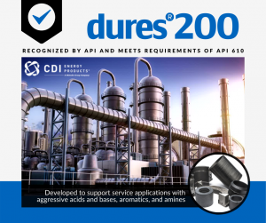 CDI’s dures® 200 was developed to support service applications with aggressive acids and bases, aromatics, and amines.
