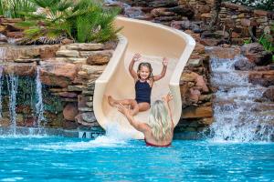 Pool Slide with child