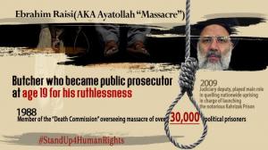 26 May 2021 - Ebrahim Raisi, a mass murderer of MEK activists and political prisoners appointed as head of the Iranian regime’s Judiciary.