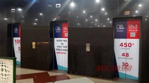 Các sản phẩm của nhãn hàng có thể được quảng cáo thông qua màn hình Lcd, Frame gắn ở bên trong hay bên ngoài thang máy