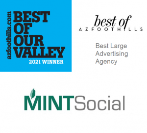 MINTSocial Best Ad Agency 2021 AZFoothills Social Media Marketing