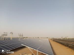 Solar panels at VGL solar plant.