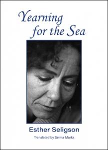 Book cover with title and author and translator's names, with a picture of a pensive woman
