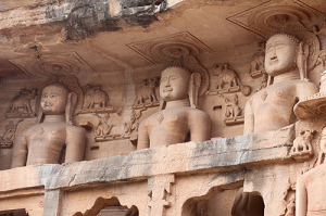 Ancient Jain statues