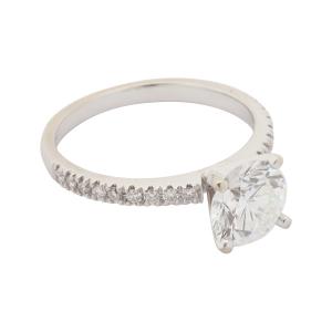 Dazzling diamond solitaire ring with 1.99-carat center stone, 14kt white gold band, a fabulous investment-grade natural diamond (CA$15,340).
