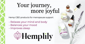 Hemplily natural products for symptoms of menopause