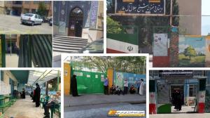 June 23, 2021 - Low turnout in Iran sham election in different cities.