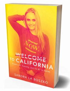 Book Cover for memoir 'Welcome To California/ From L.A. County Jail to #1 in Sales' about Social Justice and Mental Health Struggles