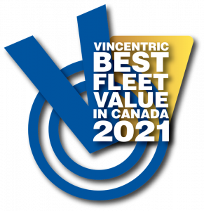 2021 Vincentric Best Fleet Value in Canada Logo.