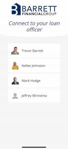 Barrett Financial Mobile App content