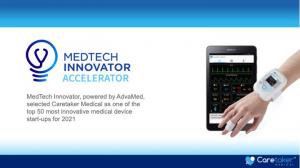 Caretaker Selected as MedTech Innovator's Top-50 Medical Device Startup