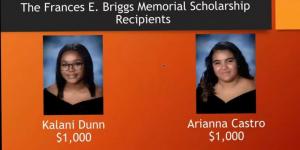 Frances Briggs Memorial Scholarship Recipients