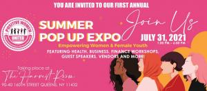 You Are Invited To Positive Women United: Our First Annual Summer Pop Up Expo