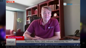 Matthew Palis, Information Technology & Online Marketing Expert, CEO of Infront Webworks, Inc, Zoom Interviewed