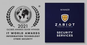 2021 Globee Awards IT World Awards Information Technology Cyber Security Winner ZARIOT Security Services