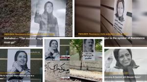 July 4, 2021 - (NCRI) and (PMOI / MEK Iran): The Resistance Units spread slogans such as “Democracy and freedom with, ” “A free Iran with Maryam Rajavi,” and “Maryam Rajavi is the voice of freedom and justice in Iran.”