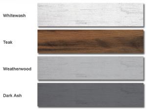 TimberLine™ HDPE Sheet Woodgrain and Color Options