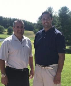 Golfers Joe and Stephen Basile take to the course to raise money for the Jimmy Fund