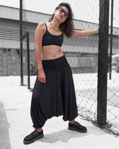 Black Harem Pants