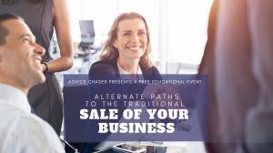 Webinar information for Advice Chaser's event on strategies for selling your business