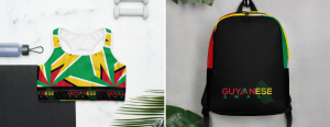 Guyanese Swag Guyana Women's Sports Bra and Unisex Backpack