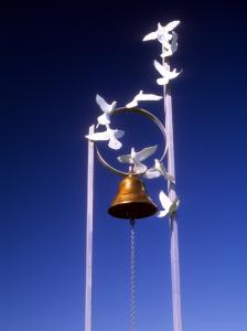 Ring Of Peace bronze sculpture  by Chris Navarro