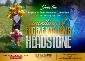 The Eugene Williams Memorial Headstone