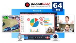 The new 64-bit version of Bandicam Screen Recorder
