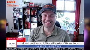 Jonathan Shroyer, Transformational Customer Service Leader, and Founder and CEO of Officium Labs, Zoom Interviewed