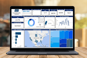 Account receivable and account payable live interactive dashboard