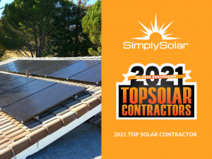 Simply Solar Recognized as Top U.S. Solar Installation Company