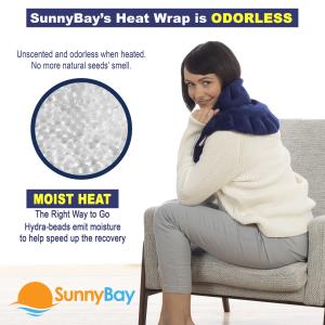 microwavable neck and shoulder wrap filling material