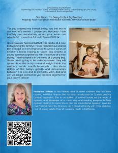 Dr. Marianne Cintron's “I’m Going to Be a Big Brother!” - Back Cover