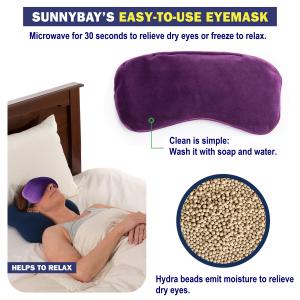 SunnyBay microwavable moist eye mask for dry eye