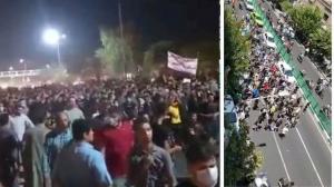July 26, 2021 - Protests erupted in Tehran on Monday, days after protests in Khuzestan began. People in Tehran chanted slogans against the regime officials and condemned the regime’s warmongering policies. They were heard chanting “neither Gaza nor Lebano