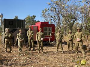 SPEE3D machine_Mount Bundey_Australian Army soldiers