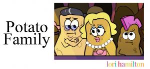 a family of drawn potatos by thelorihamilton.com