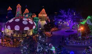 GKTW hosts a one-of-a-kind holiday light spectacular unlike anything in else Central Florida with over 3.3 million lights decorating the resorts villas