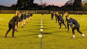 training at Tiber Football Centre