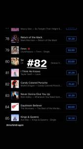 itunes pop chart position #82 for mullet dragon