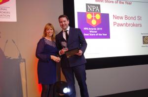 New Bond Street Pawnbrokers wins the National Pawnbroking Association Award (Best Shop)