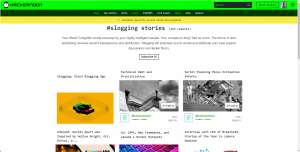 What Slogging stories look like on HackerNoon