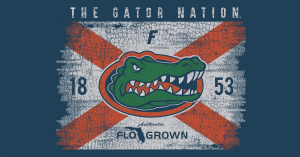 Florida Gators Washed Flag