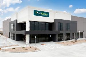 Exterior shot of PetDine's new 105,000 square foot Windsor manufacturing plant.